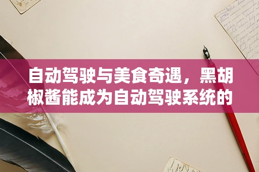 自动驾驶与美食奇遇，黑胡椒酱能成为自动驾驶系统的秘密武器吗？