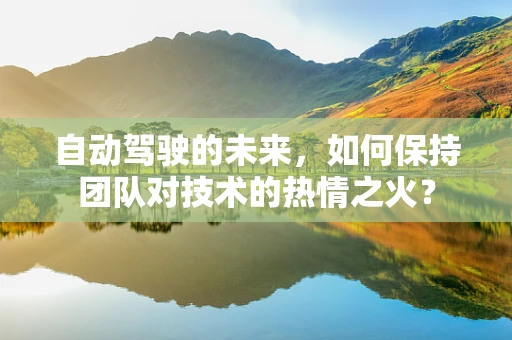 自动驾驶的未来，如何保持团队对技术的热情之火？