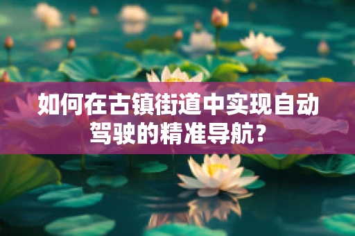如何在古镇街道中实现自动驾驶的精准导航？