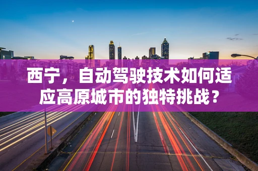 西宁，自动驾驶技术如何适应高原城市的独特挑战？