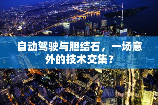自动驾驶与胆结石，一场意外的技术交集？