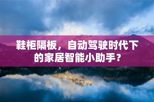 鞋柜隔板，自动驾驶时代下的家居智能小助手？