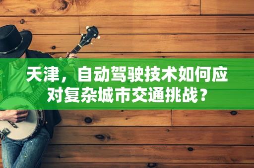 天津，自动驾驶技术如何应对复杂城市交通挑战？