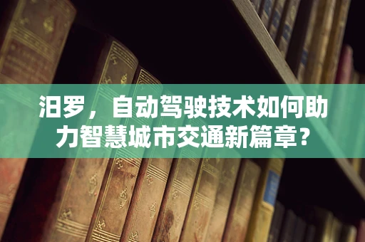汨罗，自动驾驶技术如何助力智慧城市交通新篇章？