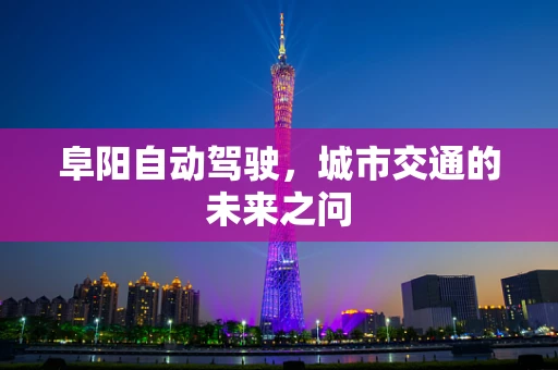 阜阳自动驾驶，城市交通的未来之问