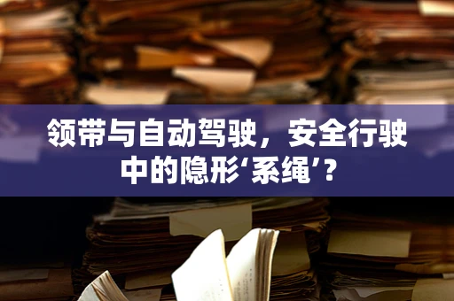 领带与自动驾驶，安全行驶中的隐形‘系绳’？