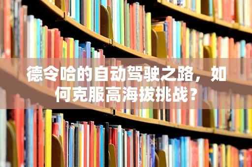 德令哈的自动驾驶之路，如何克服高海拔挑战？