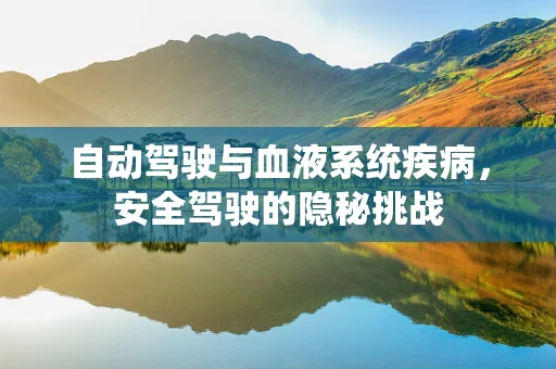 自动驾驶与血液系统疾病，安全驾驶的隐秘挑战