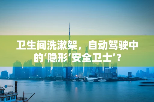 卫生间洗漱架，自动驾驶中的‘隐形’安全卫士’？