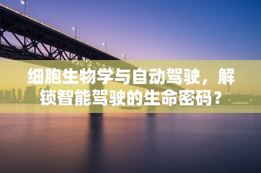 细胞生物学与自动驾驶，解锁智能驾驶的生命密码？