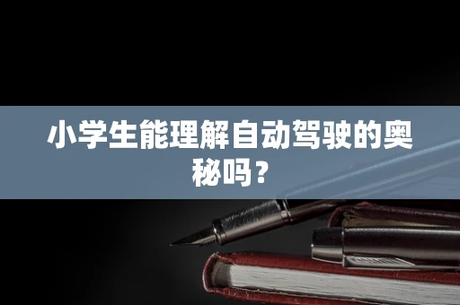 小学生能理解自动驾驶的奥秘吗？