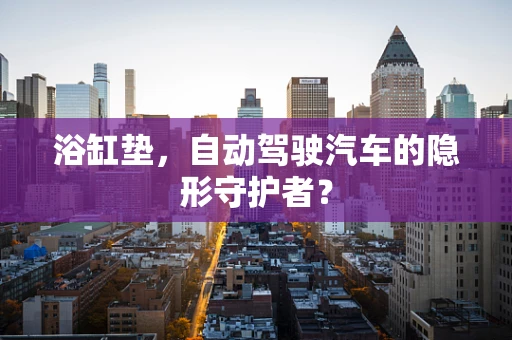 浴缸垫，自动驾驶汽车的隐形守护者？