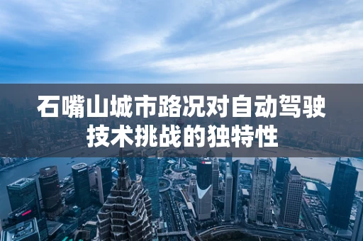 石嘴山城市路况对自动驾驶技术挑战的独特性