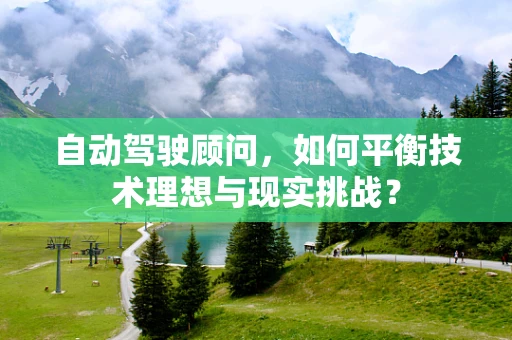 自动驾驶顾问，如何平衡技术理想与现实挑战？