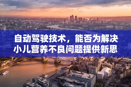 自动驾驶技术，能否为解决小儿营养不良问题提供新思路？