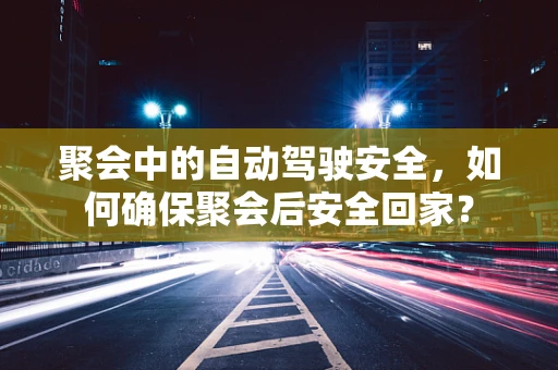 聚会中的自动驾驶安全，如何确保聚会后安全回家？