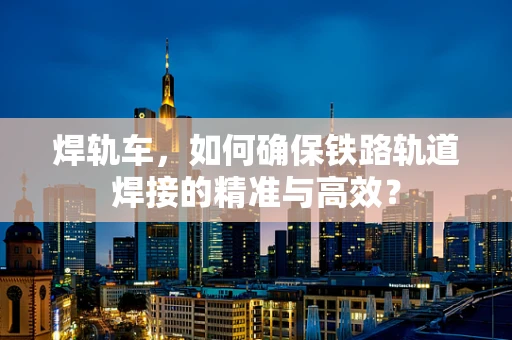 焊轨车，如何确保铁路轨道焊接的精准与高效？
