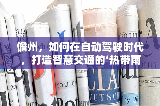 儋州，如何在自动驾驶时代，打造智慧交通的‘热带雨林’？