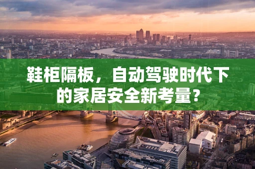 鞋柜隔板，自动驾驶时代下的家居安全新考量？
