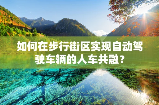 如何在步行街区实现自动驾驶车辆的人车共融？