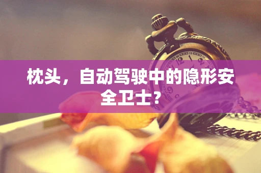 枕头，自动驾驶中的隐形安全卫士？