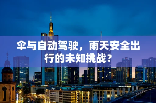 伞与自动驾驶，雨天安全出行的未知挑战？