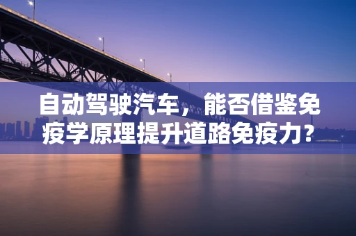 自动驾驶汽车，能否借鉴免疫学原理提升道路免疫力？