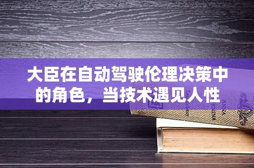 大臣在自动驾驶伦理决策中的角色，当技术遇见人性