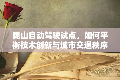 昆山自动驾驶试点，如何平衡技术创新与城市交通秩序？