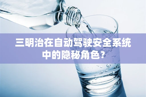 三明治在自动驾驶安全系统中的隐秘角色？