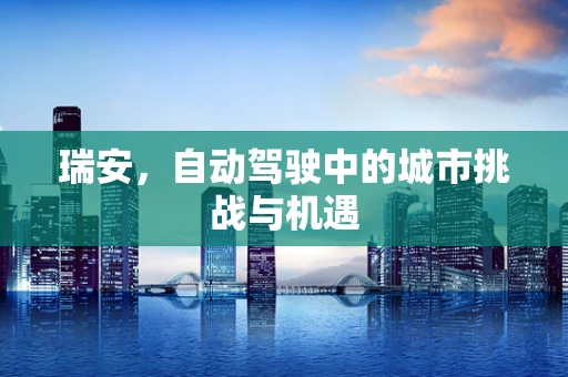 瑞安，自动驾驶中的城市挑战与机遇