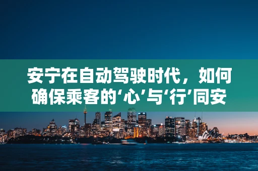 安宁在自动驾驶时代，如何确保乘客的‘心’与‘行’同安？