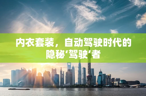内衣套装，自动驾驶时代的隐秘‘驾驶’者