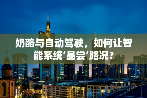 奶酪与自动驾驶，如何让智能系统‘品尝’路况？