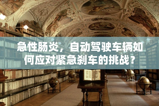 急性肠炎，自动驾驶车辆如何应对紧急刹车的挑战？