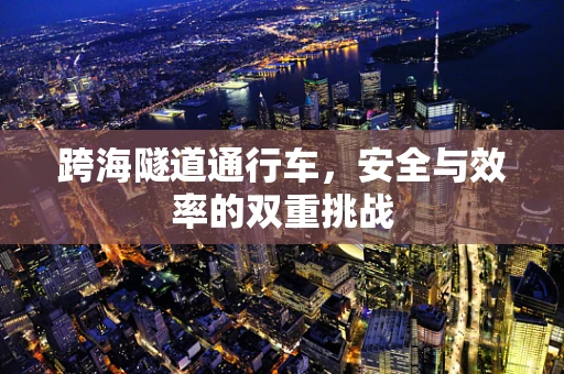 跨海隧道通行车，安全与效率的双重挑战