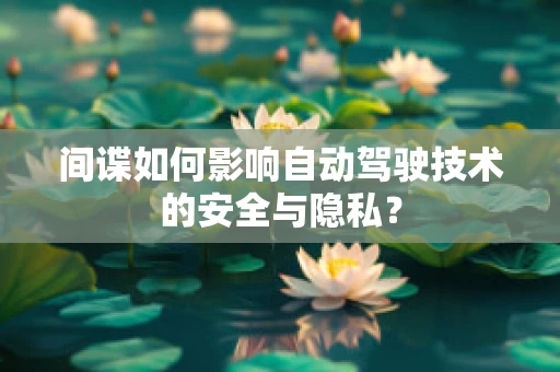 间谍如何影响自动驾驶技术的安全与隐私？