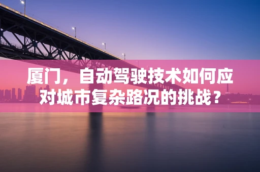厦门，自动驾驶技术如何应对城市复杂路况的挑战？