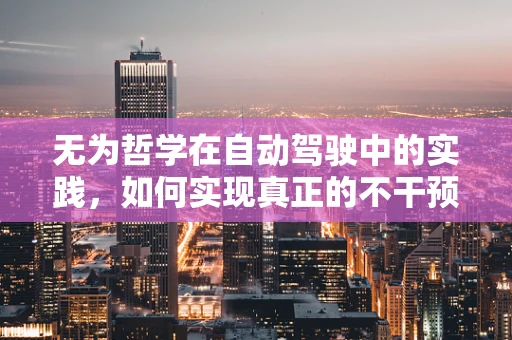 无为哲学在自动驾驶中的实践，如何实现真正的不干预驾驶？