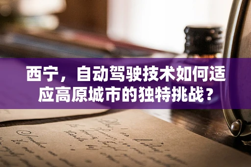西宁，自动驾驶技术如何适应高原城市的独特挑战？
