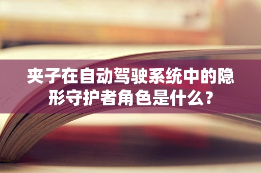 夹子在自动驾驶系统中的隐形守护者角色是什么？