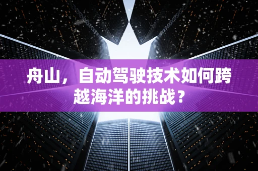 舟山，自动驾驶技术如何跨越海洋的挑战？