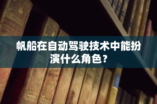 帆船在自动驾驶技术中能扮演什么角色？