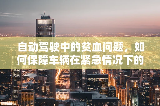 自动驾驶中的贫血问题，如何保障车辆在紧急情况下的‘血液’供应？