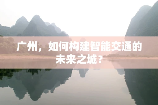 广州，如何构建智能交通的未来之城？