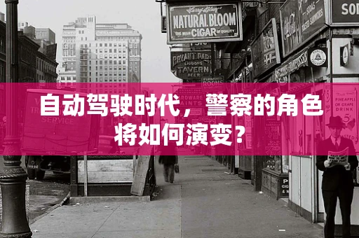 自动驾驶时代，警察的角色将如何演变？