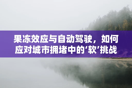 果冻效应与自动驾驶，如何应对城市拥堵中的‘软’挑战？