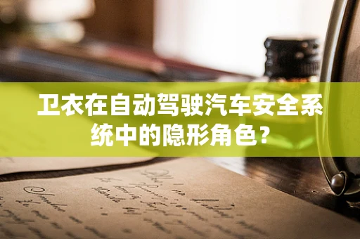 卫衣在自动驾驶汽车安全系统中的隐形角色？