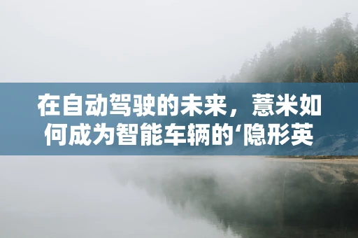 在自动驾驶的未来，薏米如何成为智能车辆的‘隐形英雄’？