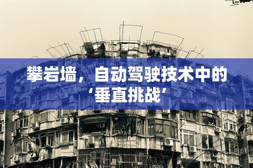 攀岩墙，自动驾驶技术中的‘垂直挑战’